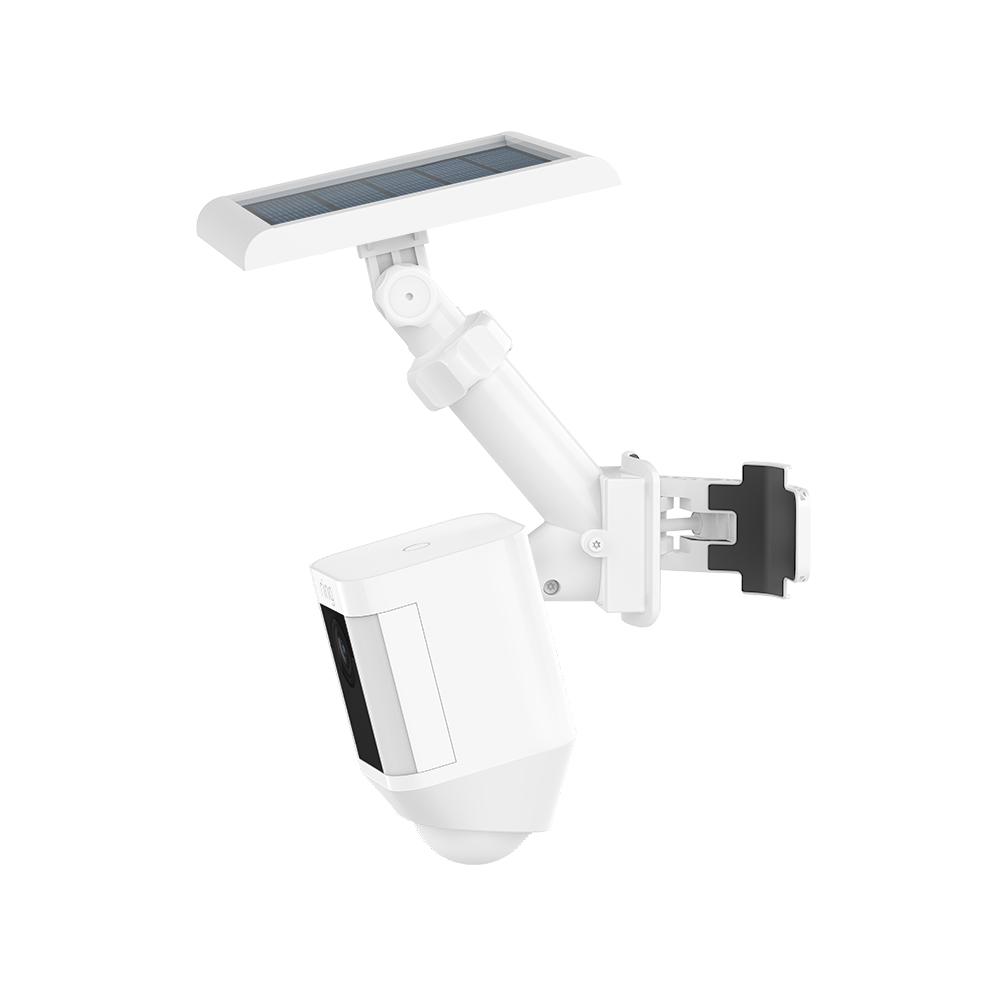 Pole Mount for Solar Panels and Cams - White