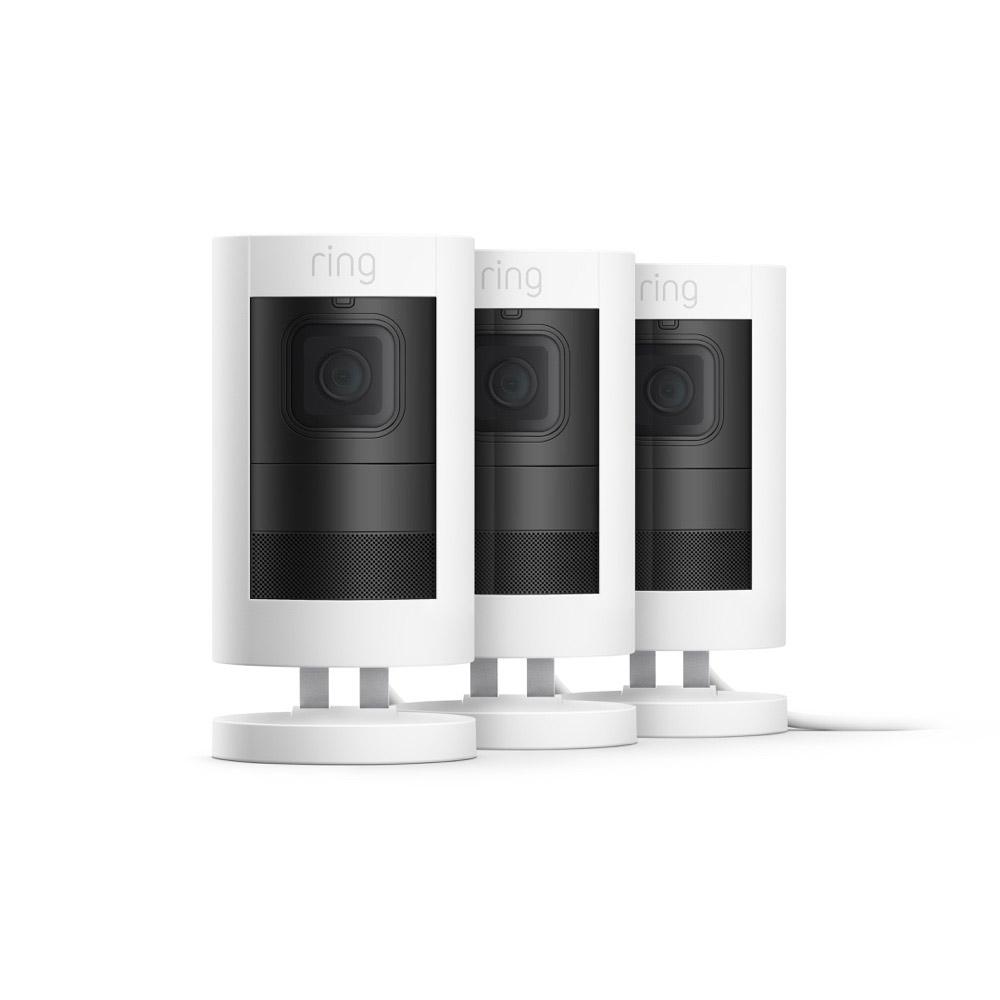 3-Pack Stick Up Cam Elite with PoE Adapter - White