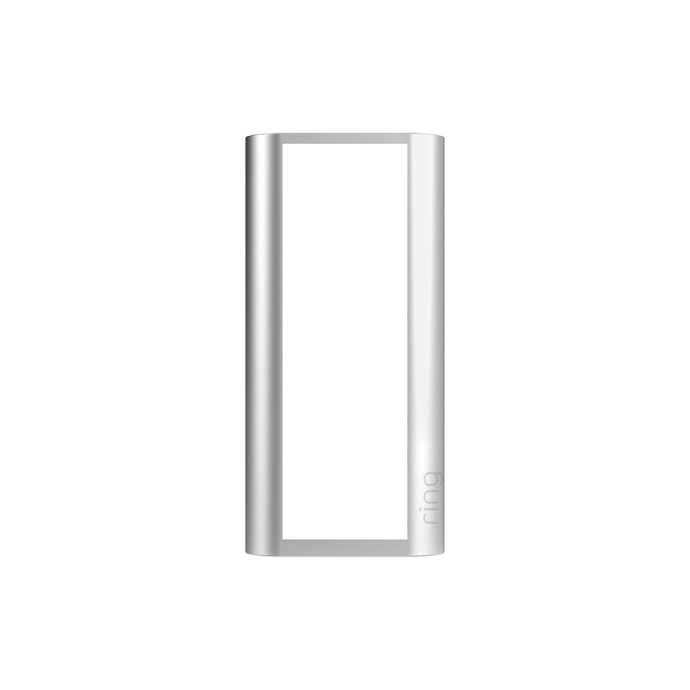 Interchangeable Faceplate (for Door View Cam) - Silver Metal