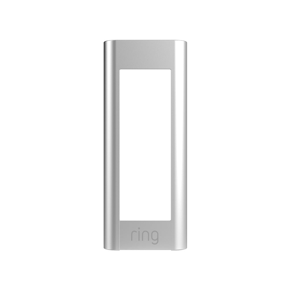 Interchangeable Faceplate (for Video Doorbell Pro) - Silver Metal