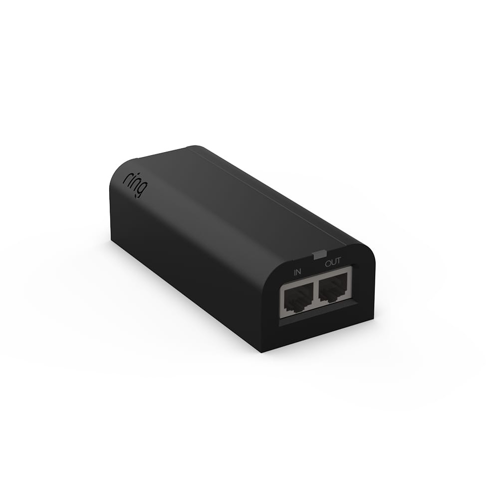 Power over Ethernet Adapter (2nd Gen) (for Stick Up Cam Elite, Video Doorbell Elite) - Black