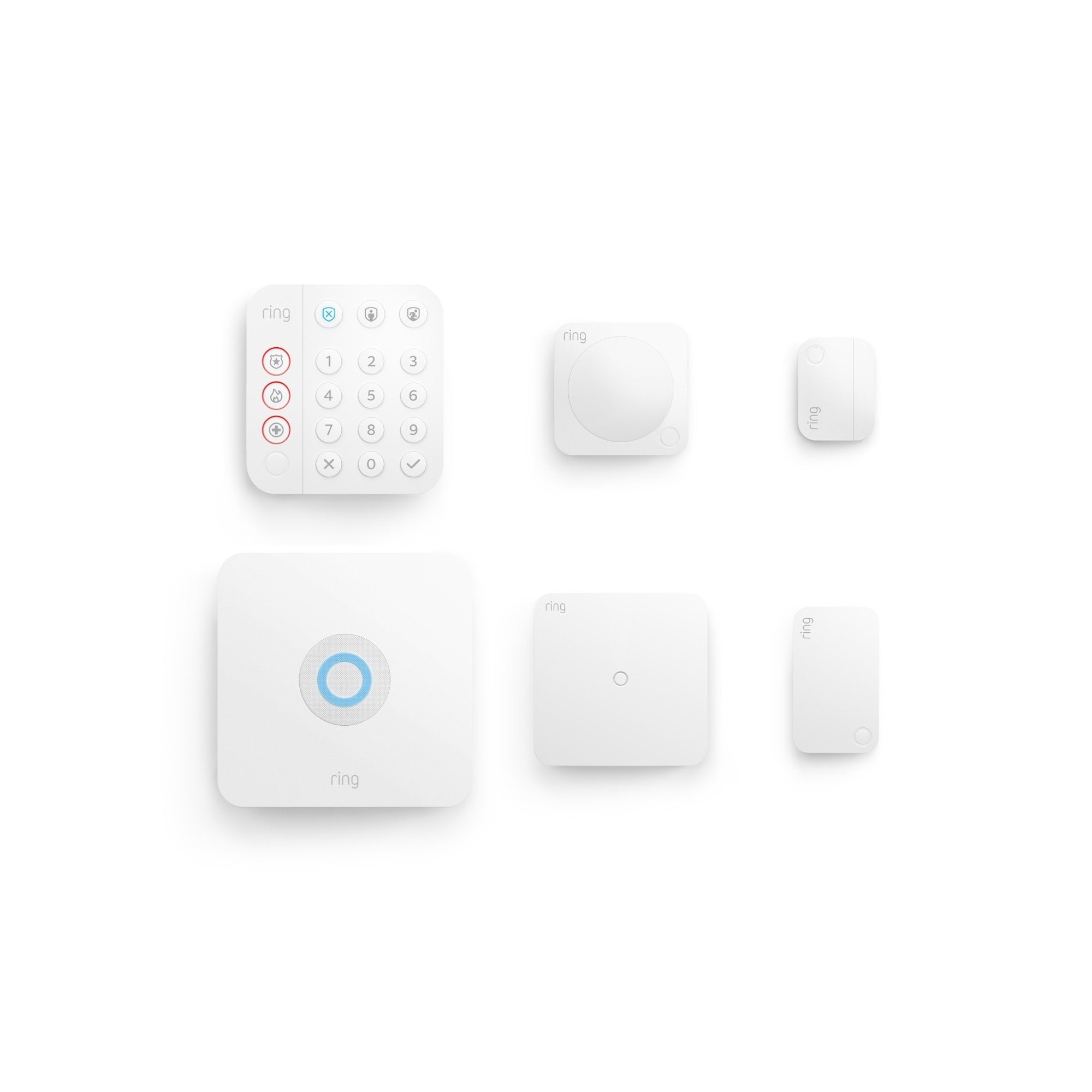 Retrofit Kit with 5-Piece Alarm Bundle (for 2nd Generation) - White