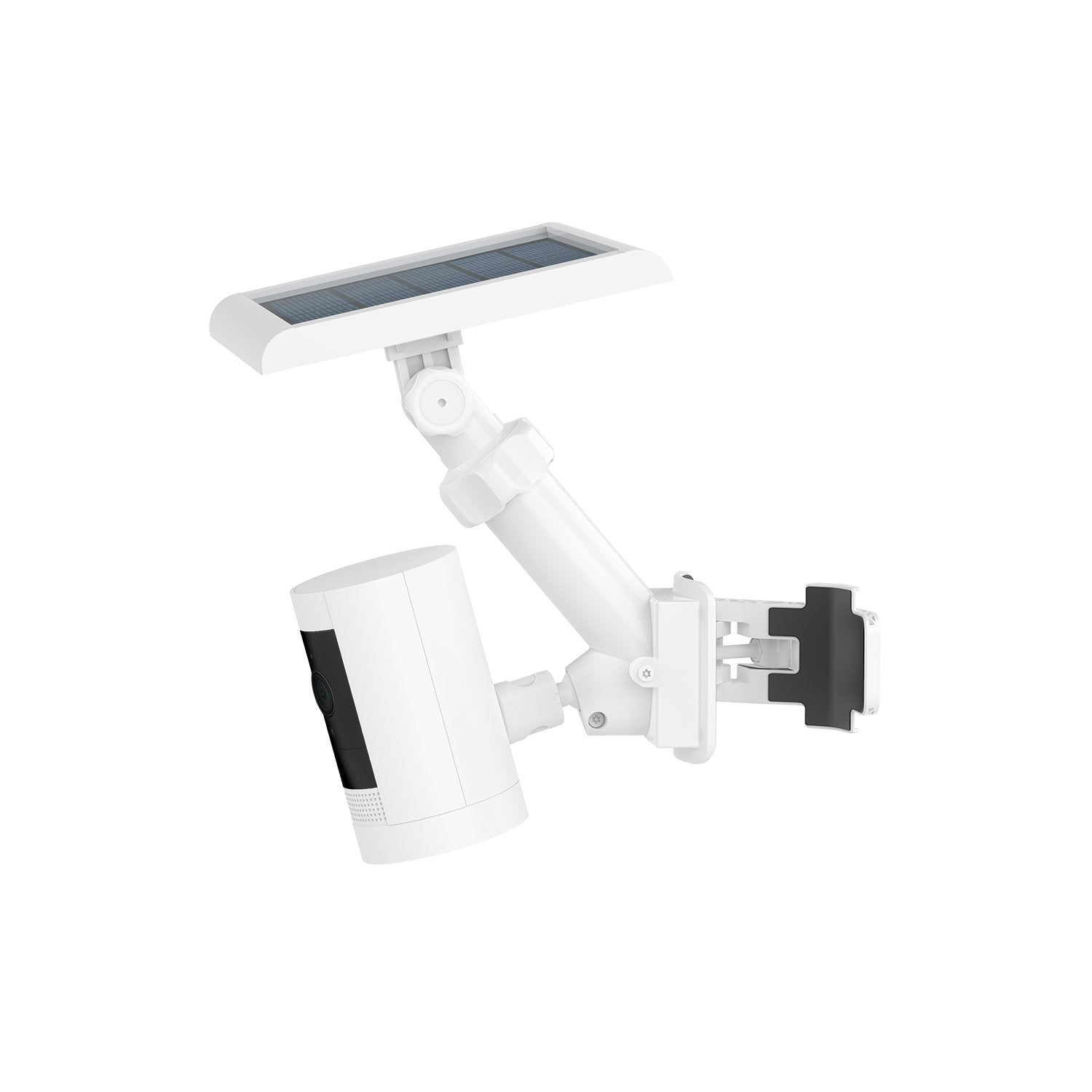 Pole Mount for Solar Panels and Cams - White