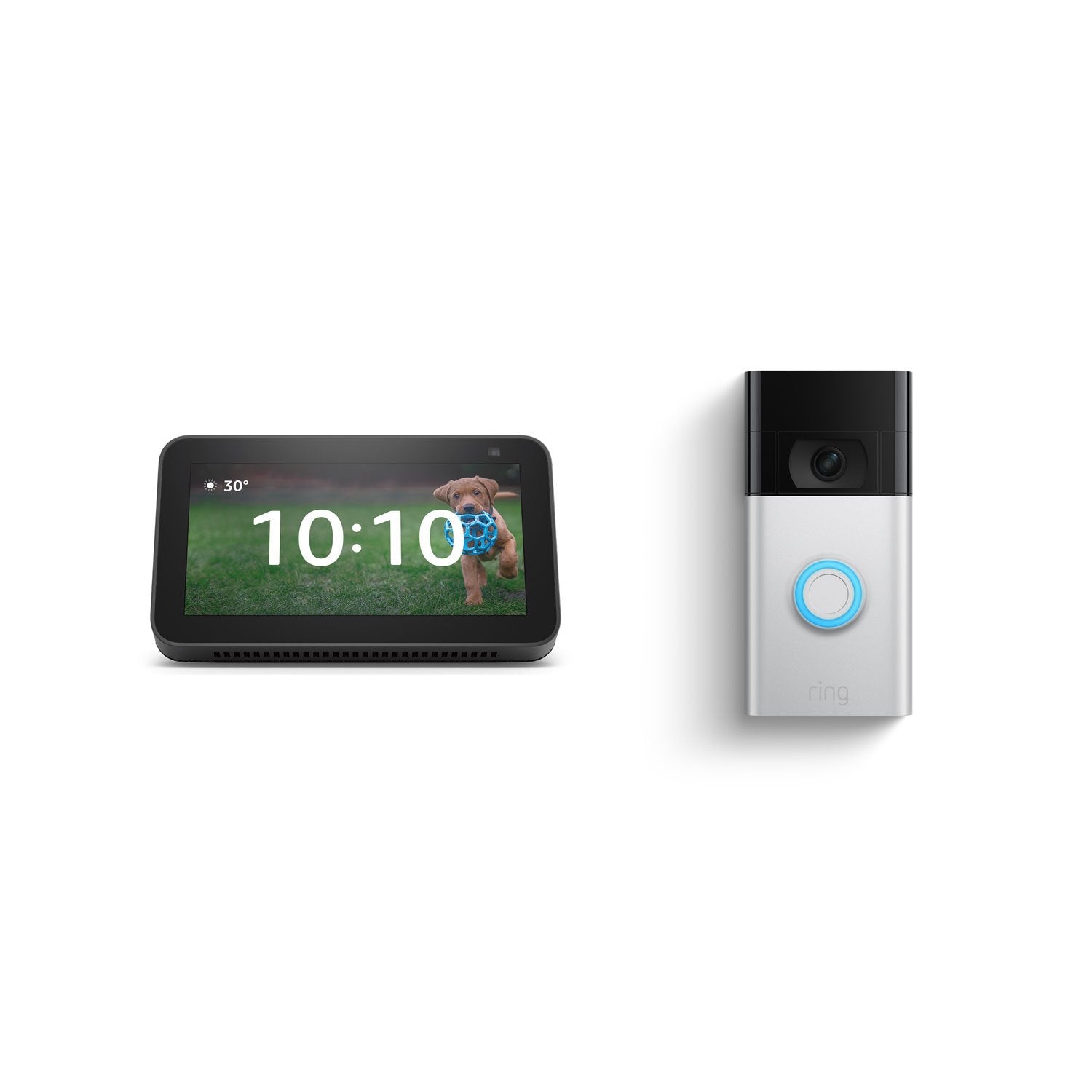 Video Doorbell with Echo Show 5 (for 2nd Generation) - Satin Nickel