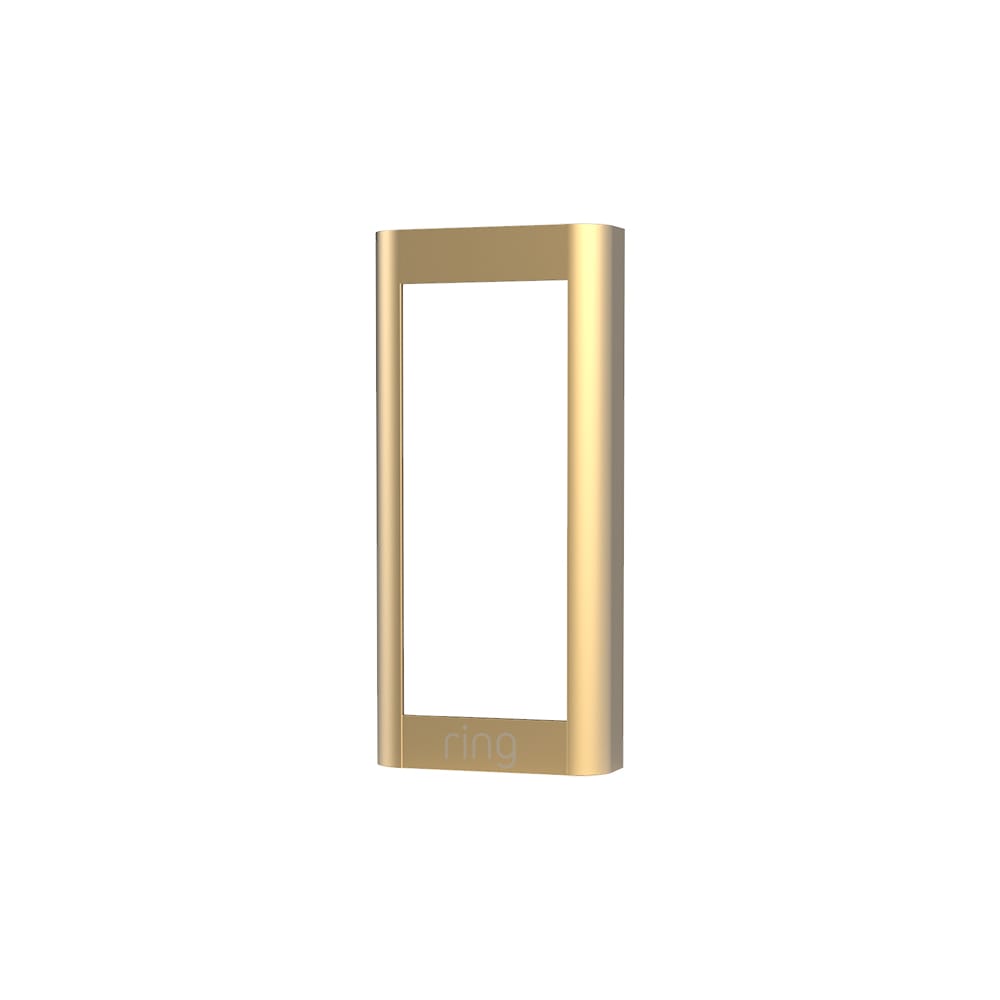Interchangeable Faceplate (for Video Doorbell Wired) - Gold Metal