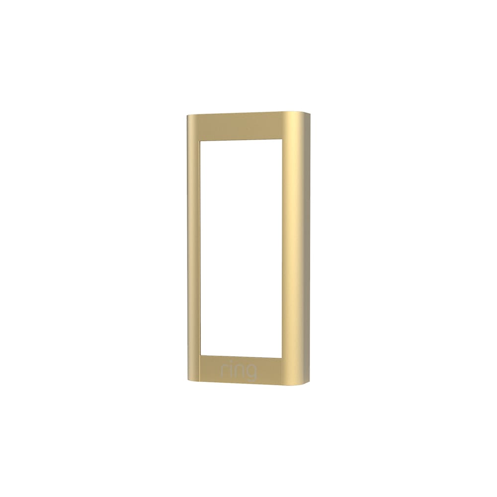 Interchangeable Faceplate (for Video Doorbell Wired) - Brushed Gold