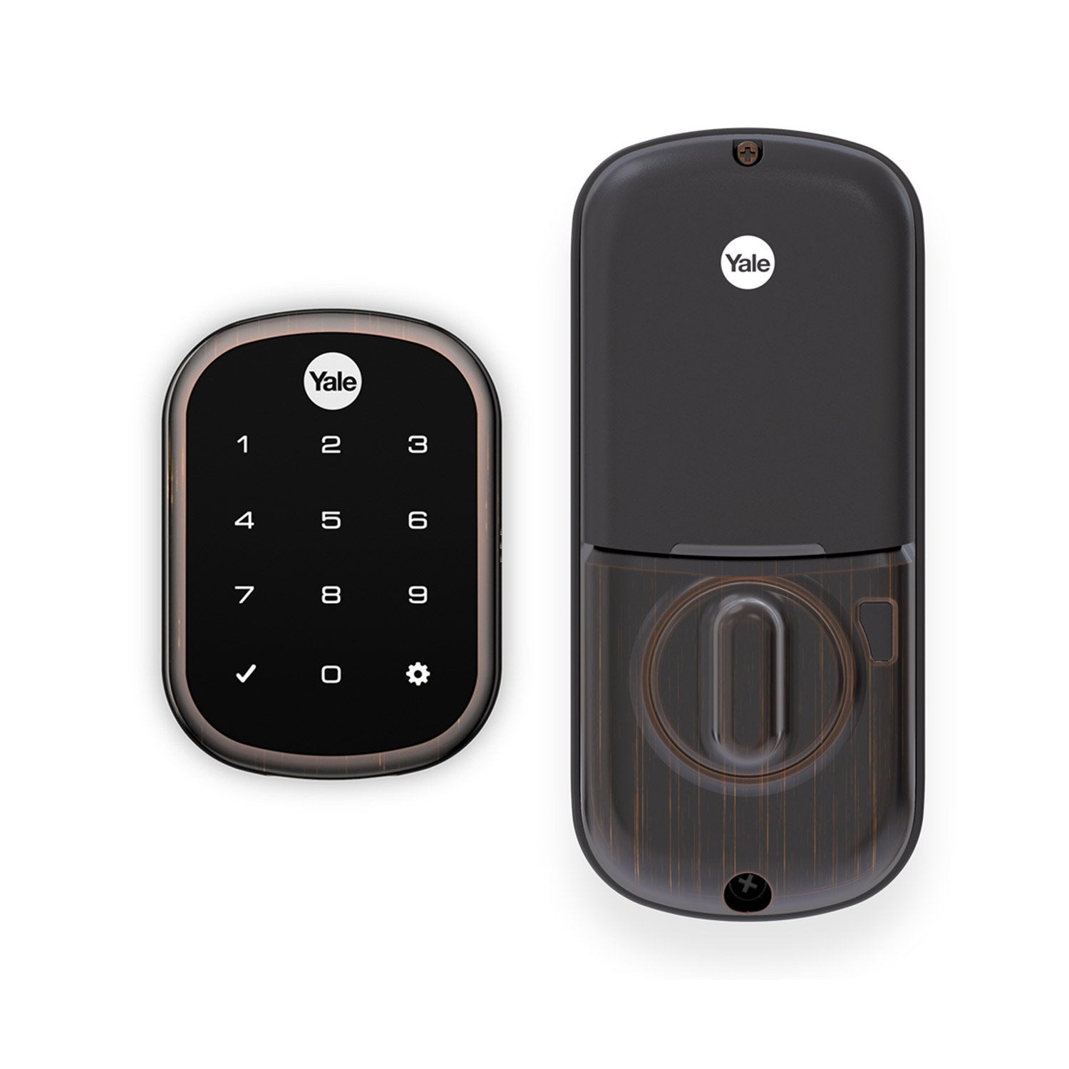 Yale Real Living Assure Lock SL With Z-Wave Plus (for Works with Ring Alarm Security System) - Oil-Rubbed Bronze