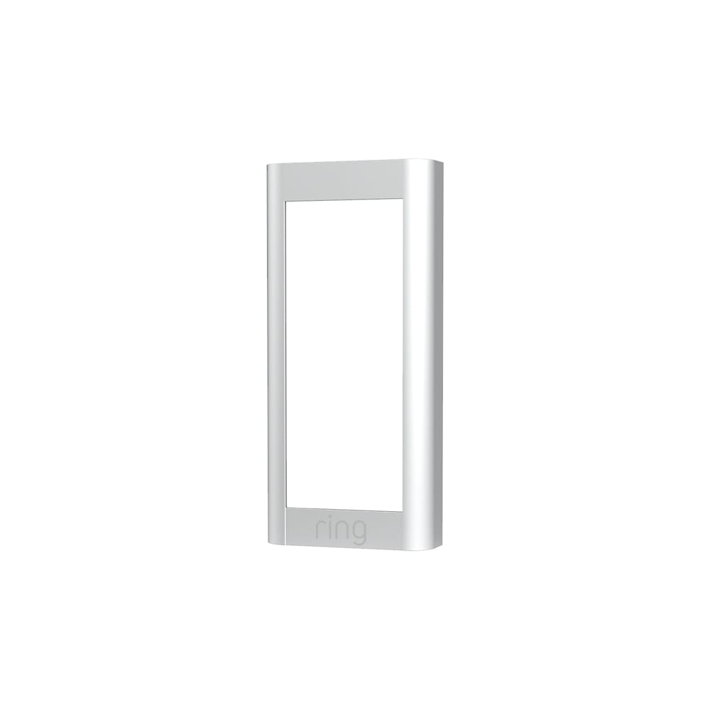 Interchangeable Faceplate (for Video Doorbell Wired) - Silver Metal