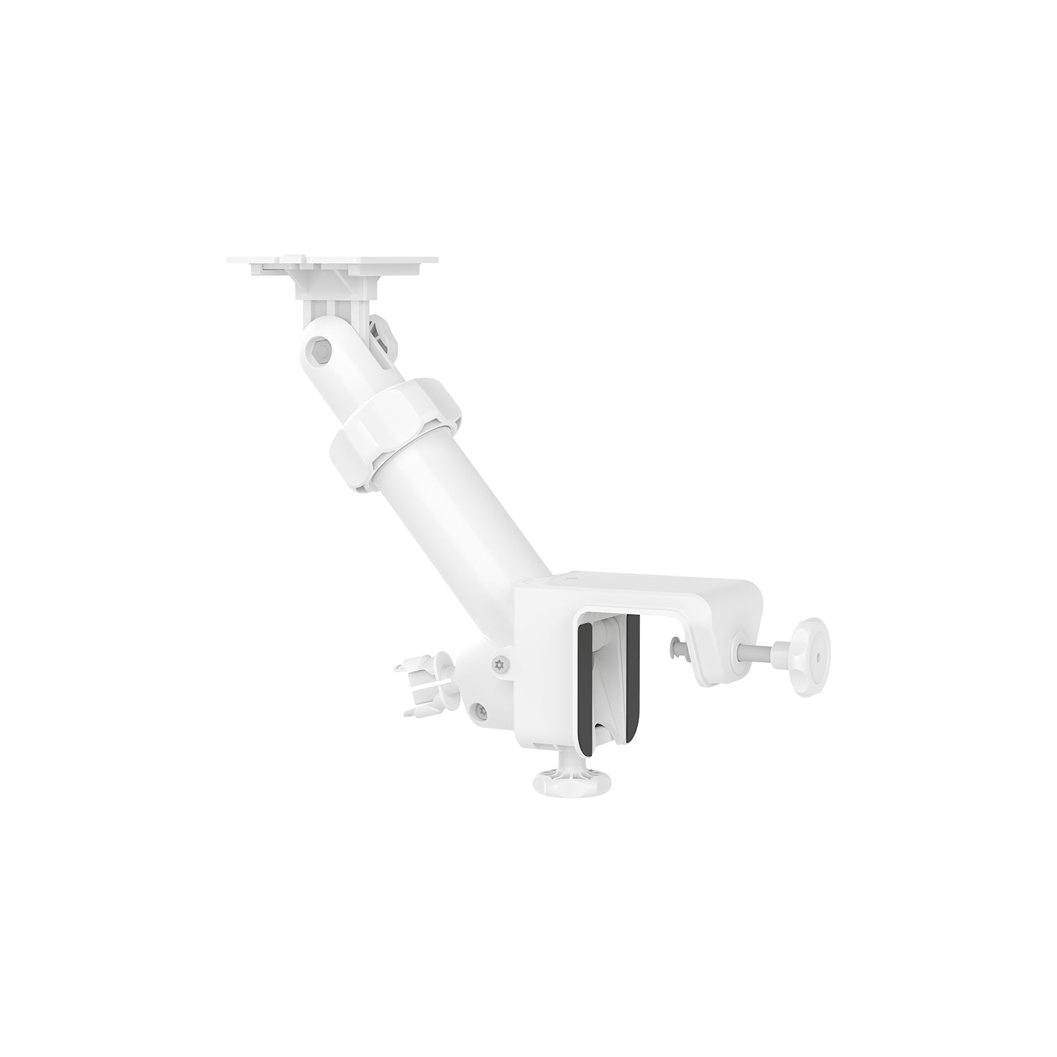 White:Gutter Mount for Solar Panels and Cams