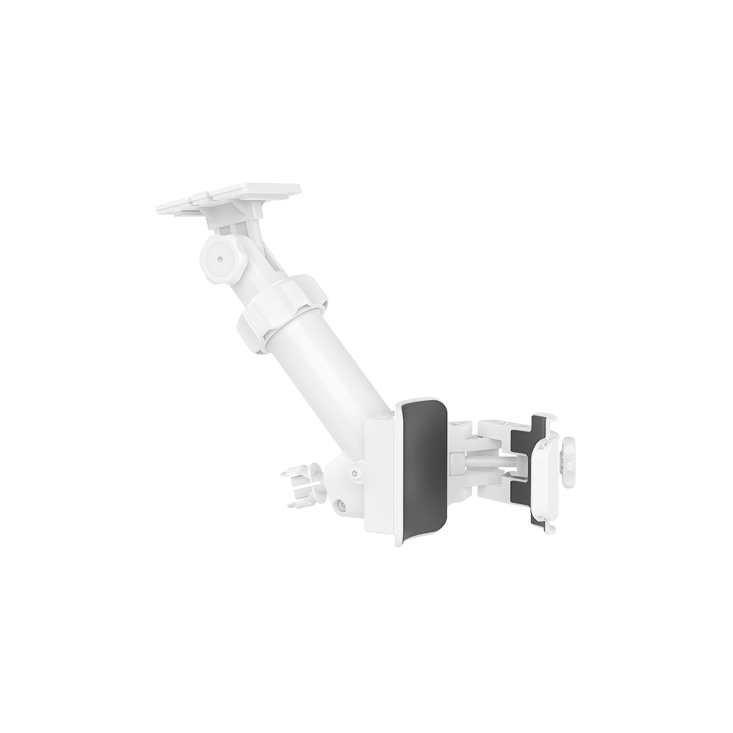 White:Pole Mount for Solar Panels and Cams