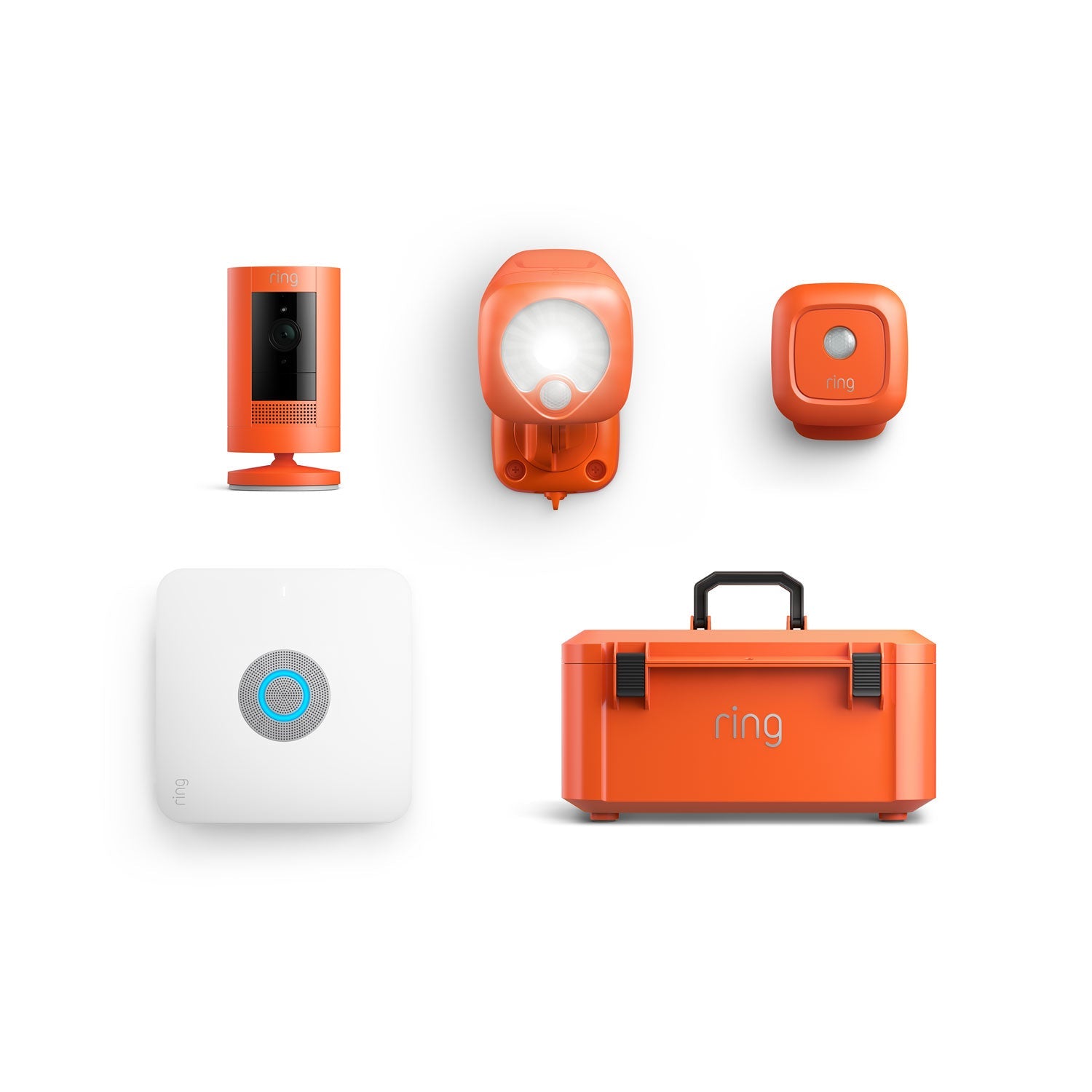 Jobsite Security Starter Kit, 5-Piece - Orange