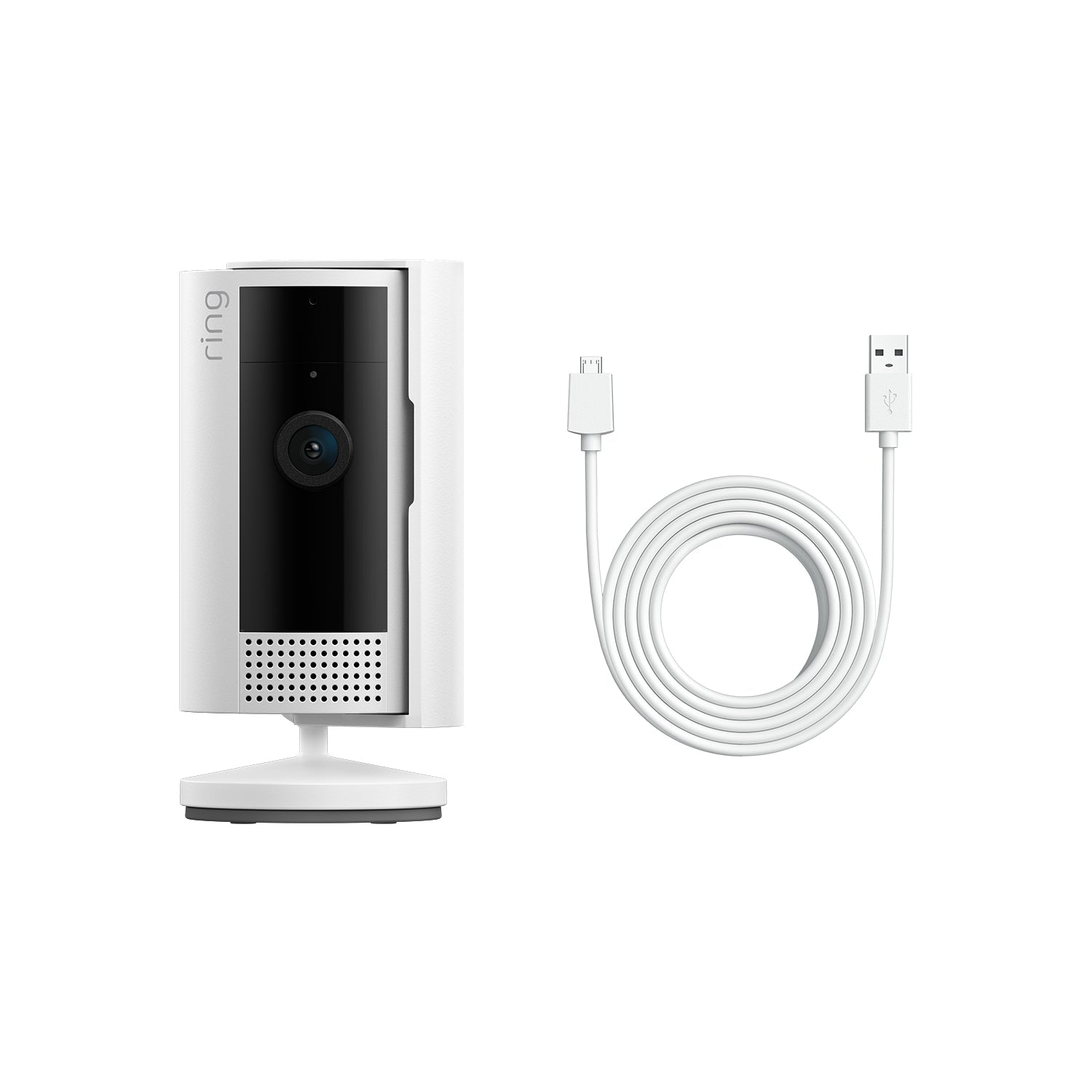 High Reach Bundle (Indoor Cam (2nd Gen) with 10 ft Micro USB Power Cable) - White