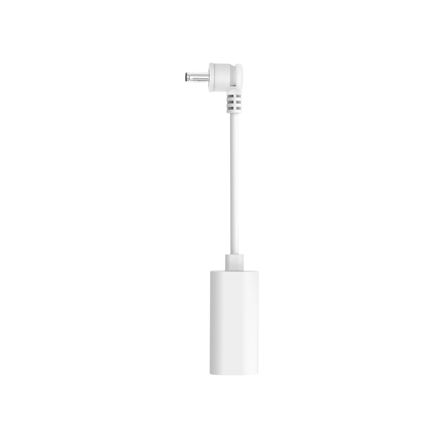 USB-C to Barrel Plug Adapter (for USB-C Solar Panels and Barrel Plug Security Cameras) - White