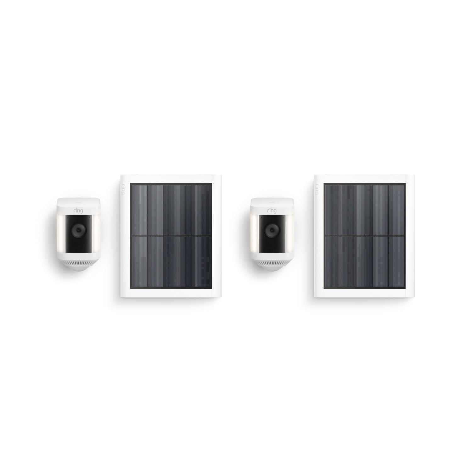 2-Pack Spotlight Cam Plus (Solar) - White