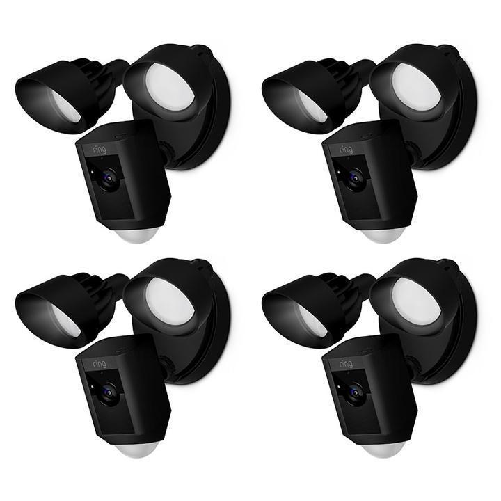 4-Pack Floodlight Cam (for Certified Refurbished) - Black