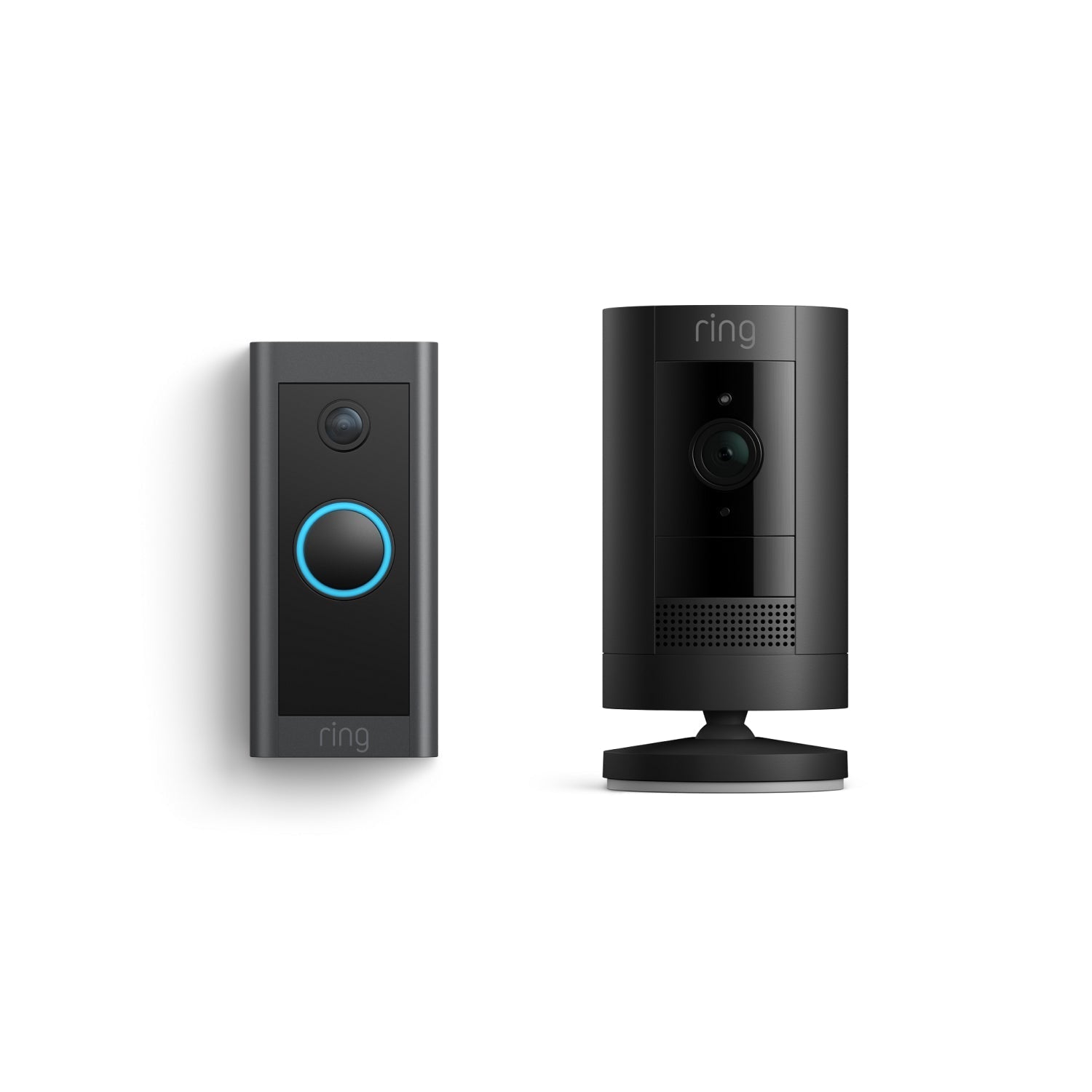 Video Doorbell Wired + Stick Up Cam Battery - Black