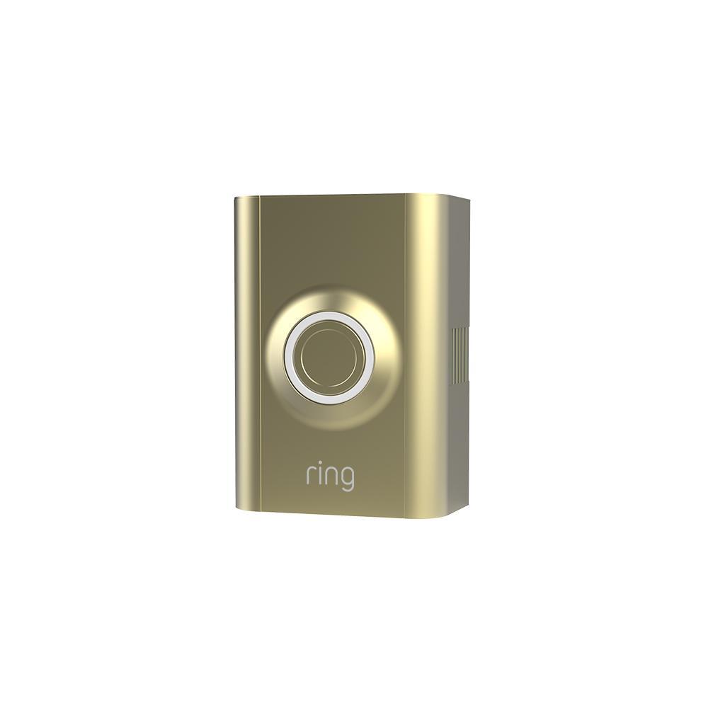 Interchangeable Faceplate (for Ring Video Doorbell 2) - Gold Metal