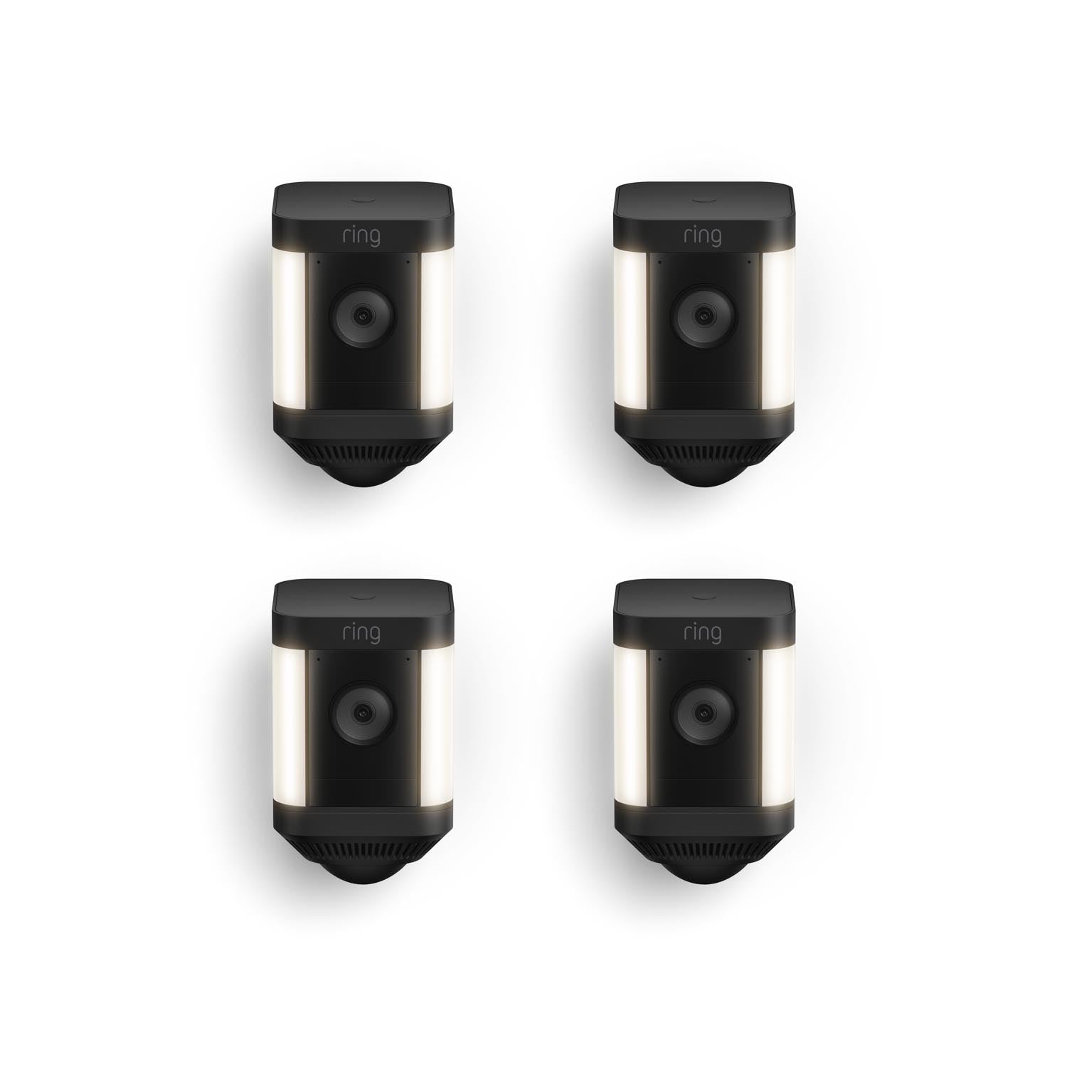 4-Pack Spotlight Cam Plus Battery - Black