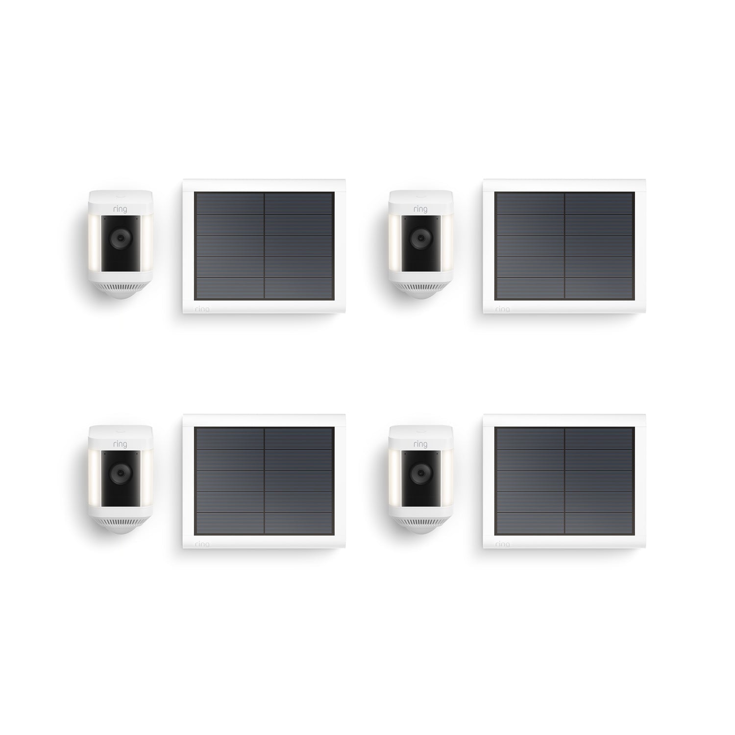 4-Pack Spotlight Cam Plus Solar - White