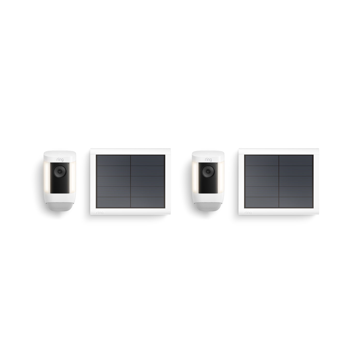 2-Pack Spotlight Cam Pro Solar - White
