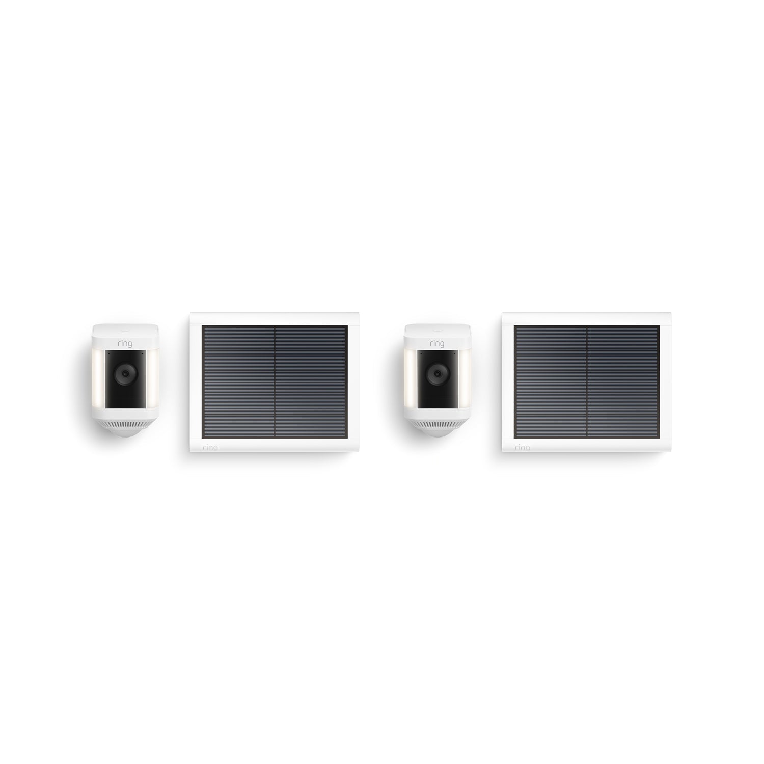 2-Pack Spotlight Cam Plus Solar  - White
