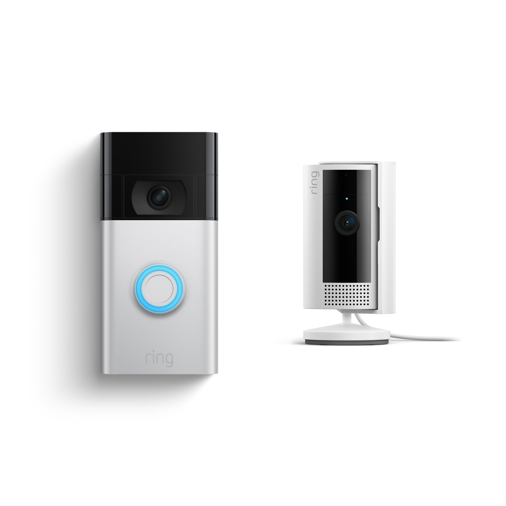 Video Doorbell + Indoor Camera (2nd Gen) - Satin Nickel