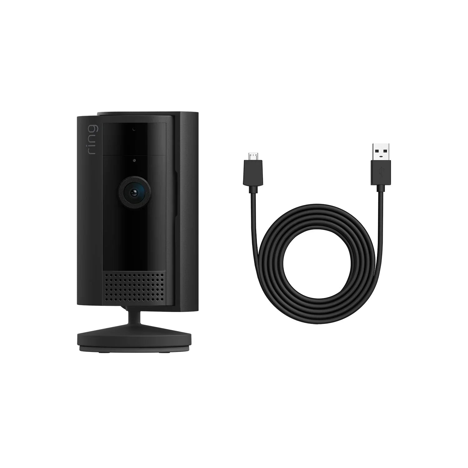 Indoor Camera + USB Power Cable (2nd Gen with 3m Micro USB Power Cable) - Black