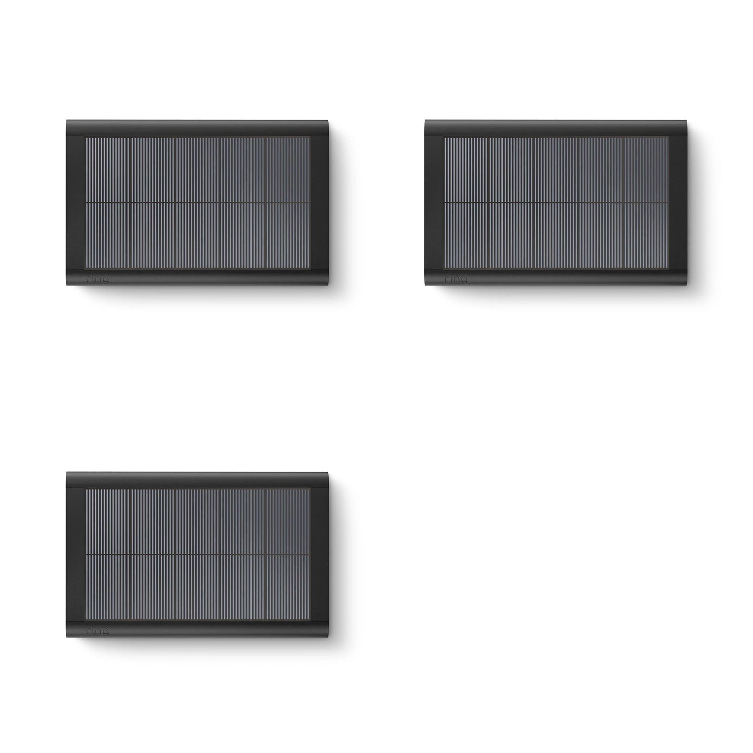 3-Pack Small Solar Panel (USB-C) (for Spotlight Cam Plus, Spotlight Cam Pro, Stick Up Cam) - Black