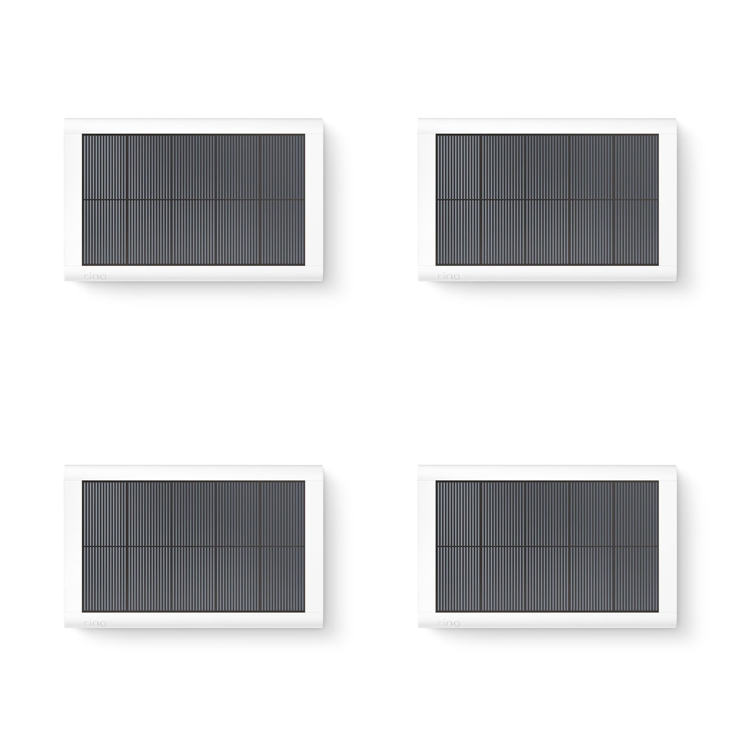 4-Pack Small Solar Panel (USB-C) (for Spotlight Cam Plus, Spotlight Cam Pro, Stick Up Cam) - White