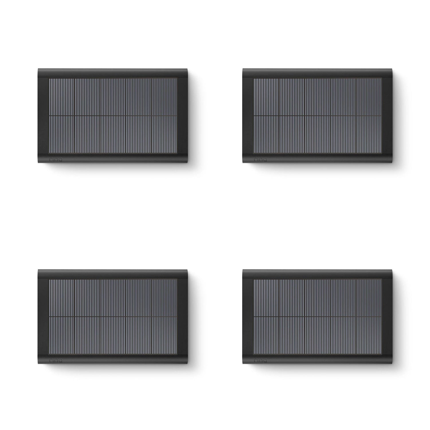4-Pack Small Solar Panel (USB-C) (for Spotlight Cam Plus, Spotlight Cam Pro, Stick Up Cam) - Black