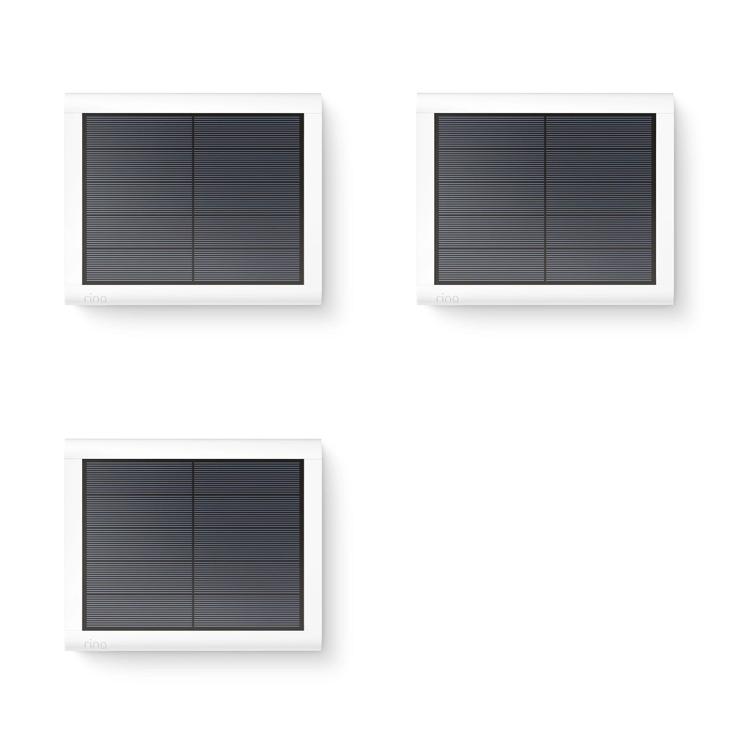 3-Pack Solar Panel (USB-C) (for Spotlight Cam Plus, Spotlight Cam Pro, Stick Up Cam) - White