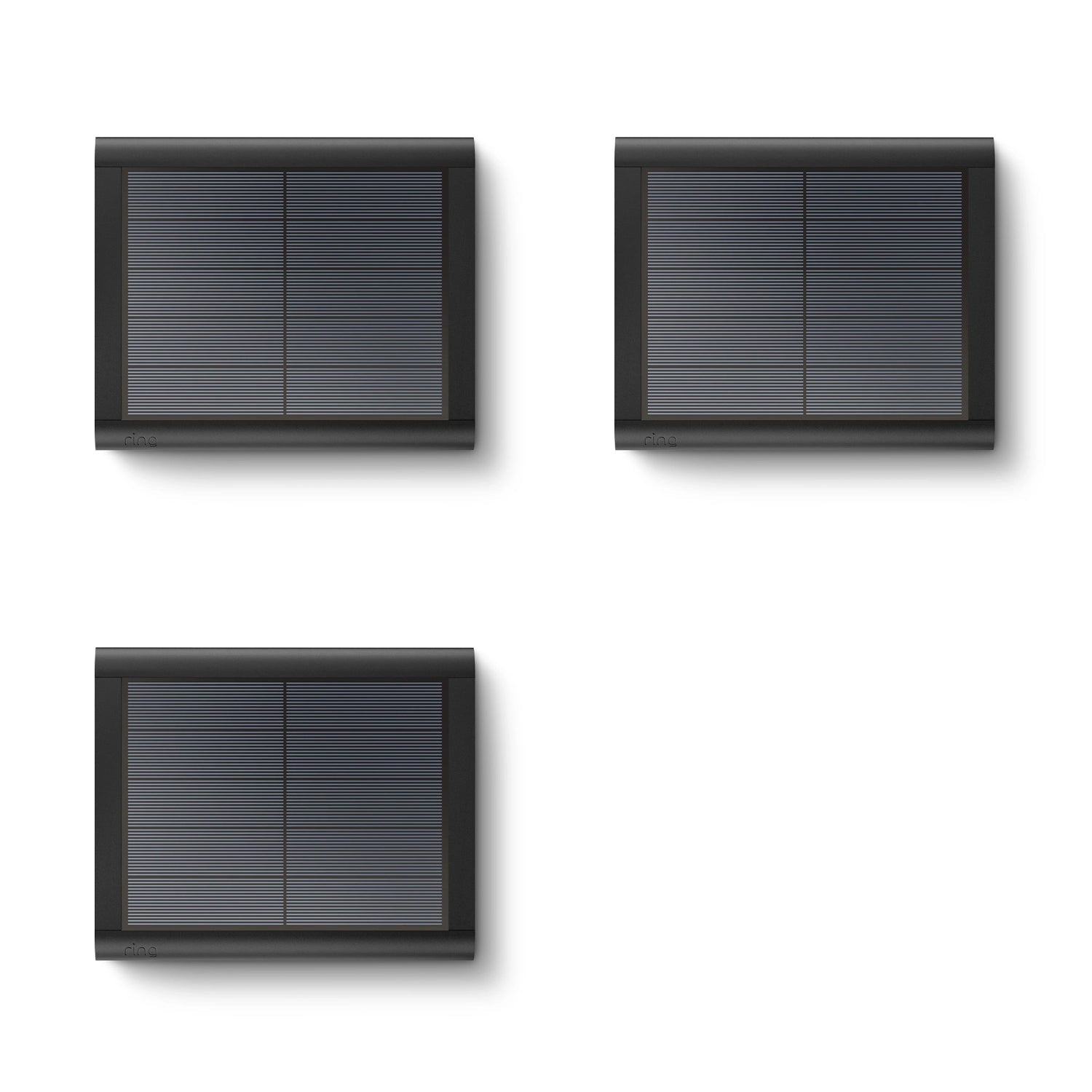3-Pack Solar Panel (USB-C) (for Spotlight Cam Plus, Spotlight Cam Pro, Stick Up Cam) - Black