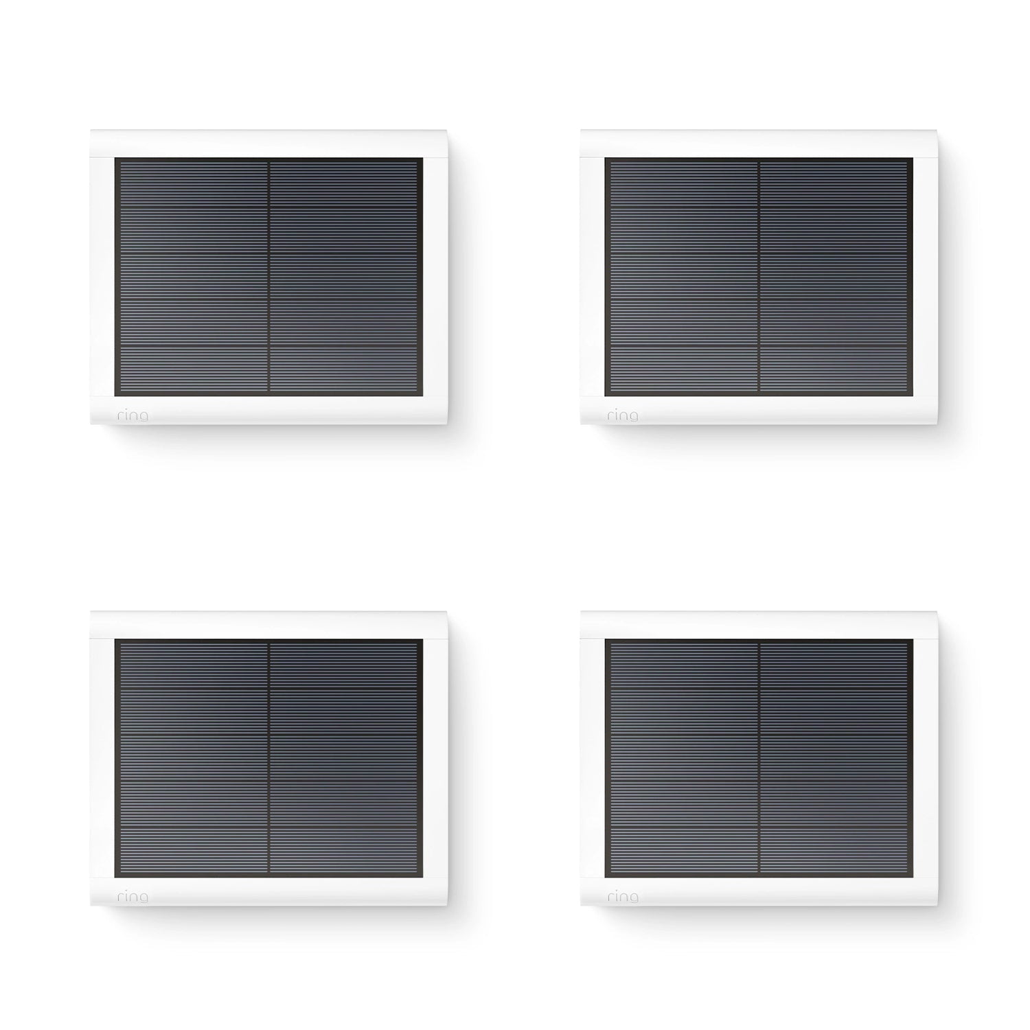 4-Pack Solar Panel (USB-C) (for Spotlight Cam Plus, Spotlight Cam Pro, Stick Up Cam) - White