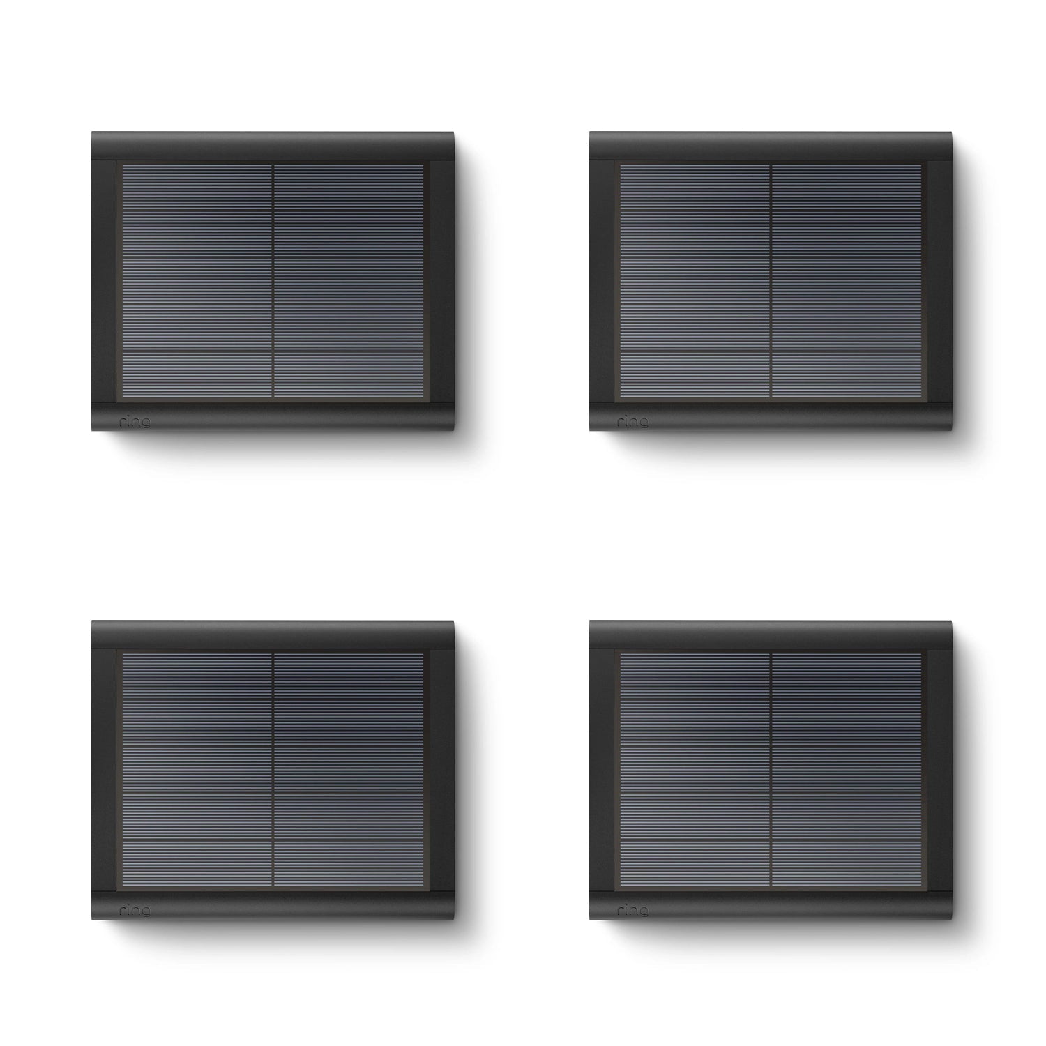4-Pack Solar Panel (USB-C) (for Spotlight Cam Plus, Spotlight Cam Pro, Stick Up Cam) - Black
