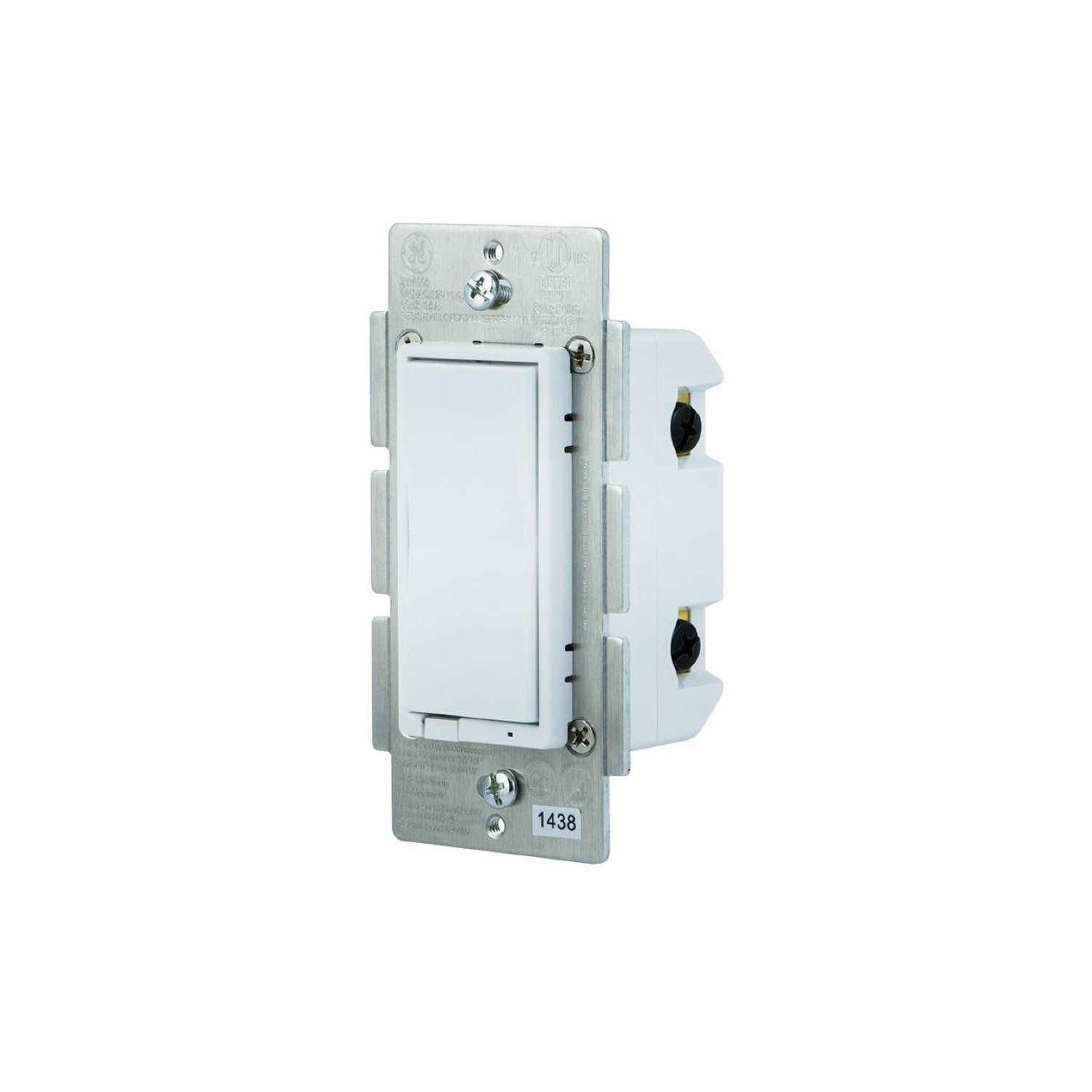 GE In-Wall Paddle Switch (for Works with Ring Alarm Security System) - White