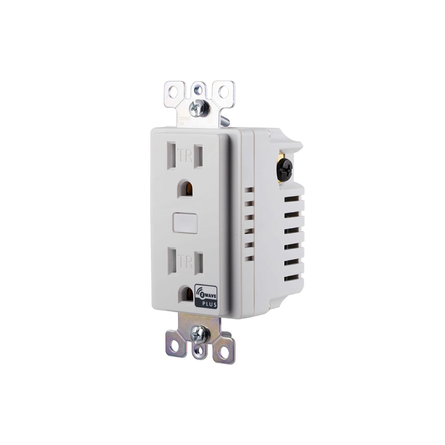 GE In-Wall Smart Outlet (for Works with Ring Alarm Security System) - White