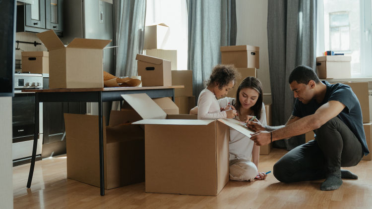 Family packing.