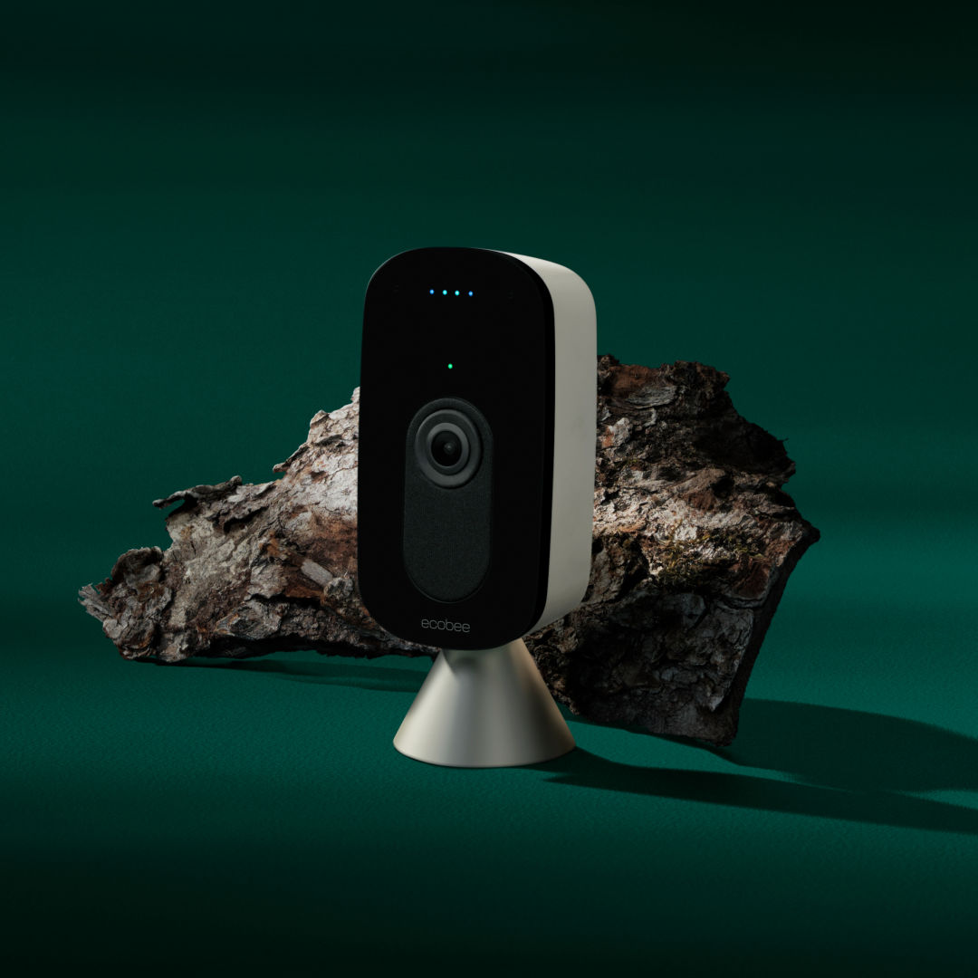 ecobee SmartCamera on a green background
