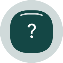 green ecobee squircle with a question mark in it