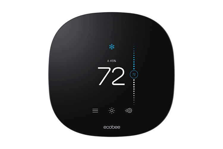 e3lite smart thermostat frontview