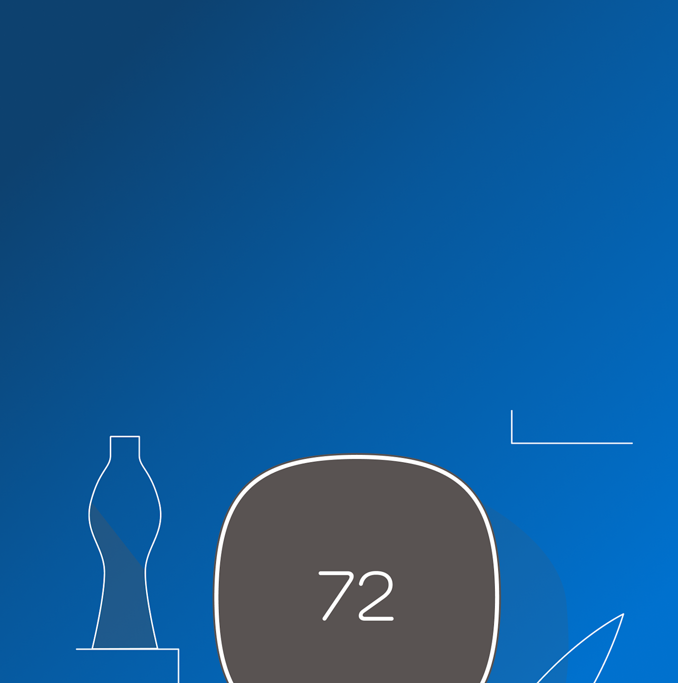 illustration of ecobee thermostat