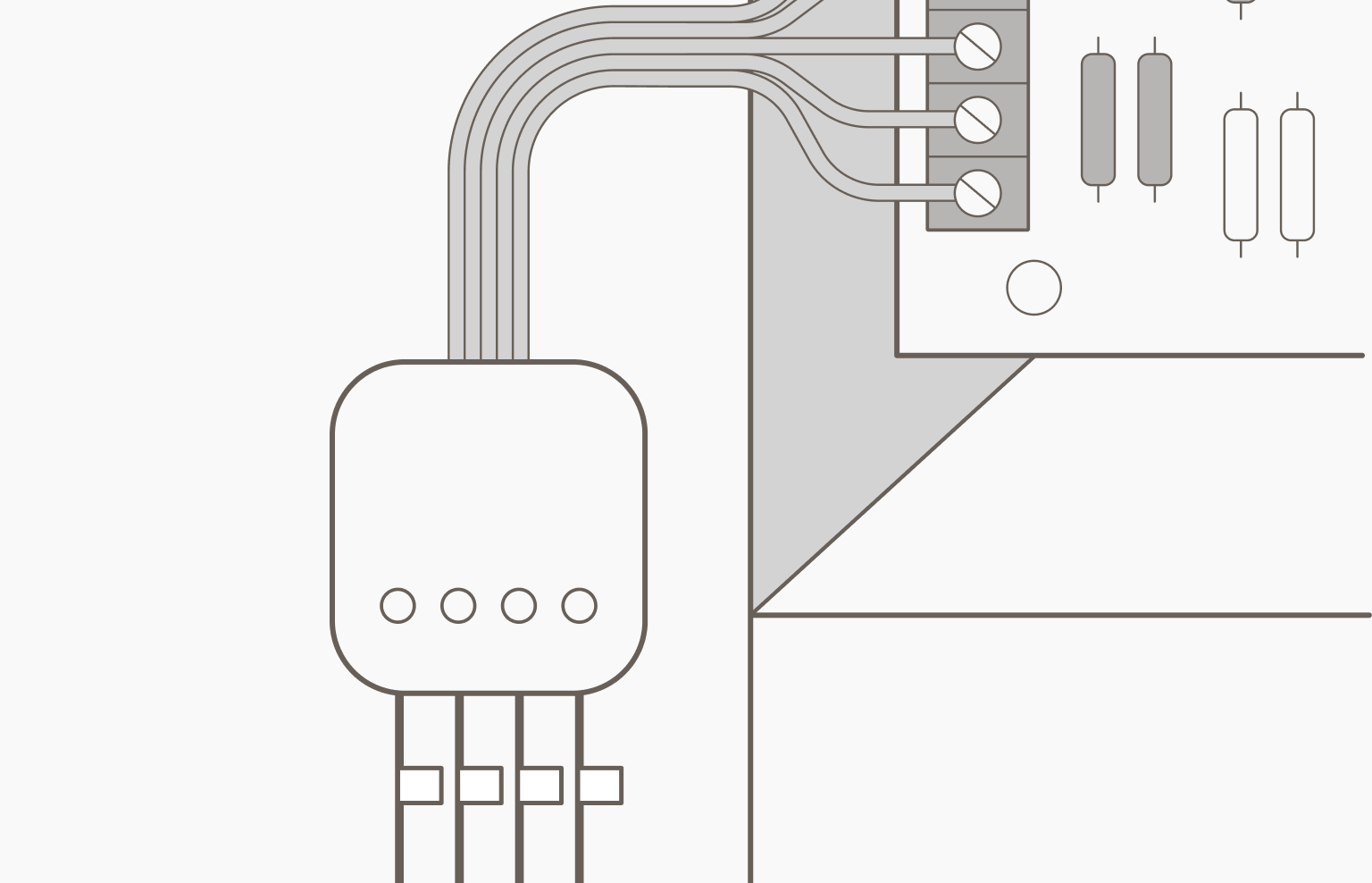 illustration of connected power extender kit