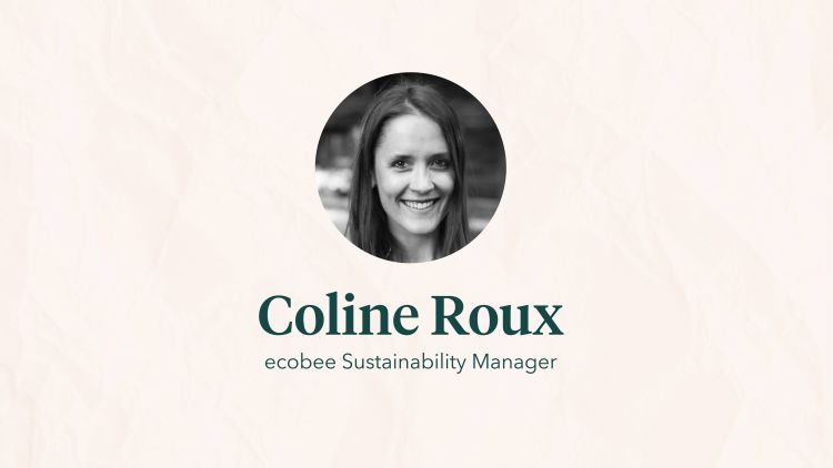 Headshot of Coline Roux, ecobee Sustainability Manager