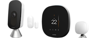 Smart home products smart thermostat smart camera sensors
