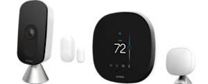 Smart home products smart thermostat smart camera sensors