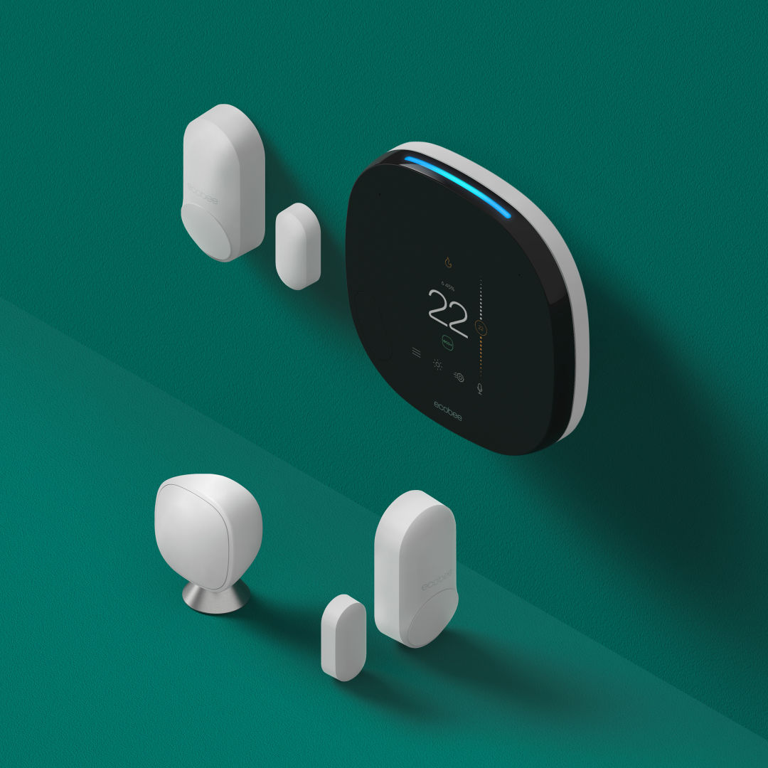 Smart Security Starter Kit displayed on a green background