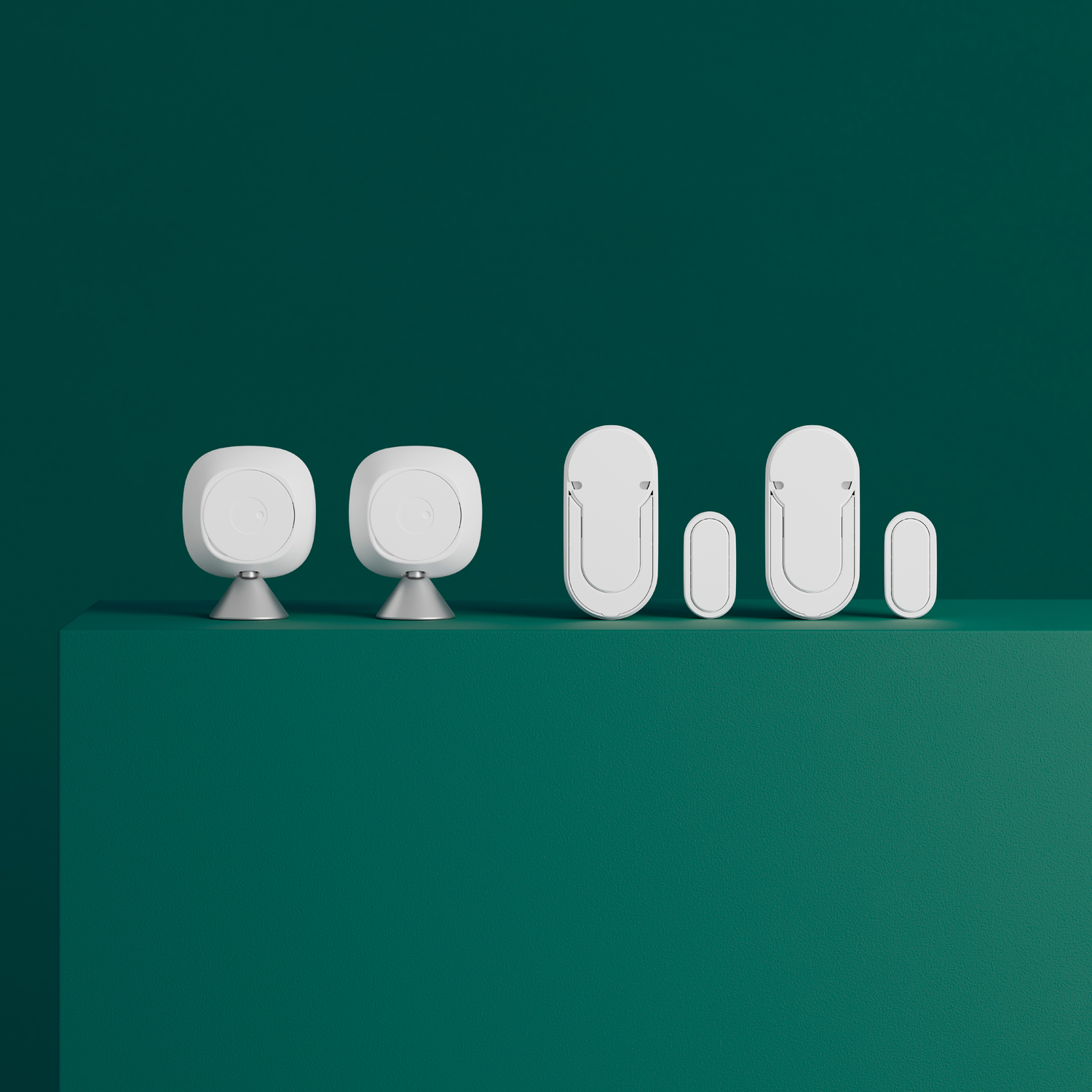 back view of ecobee SmartSensors and SmartSensors for Doors & Windows