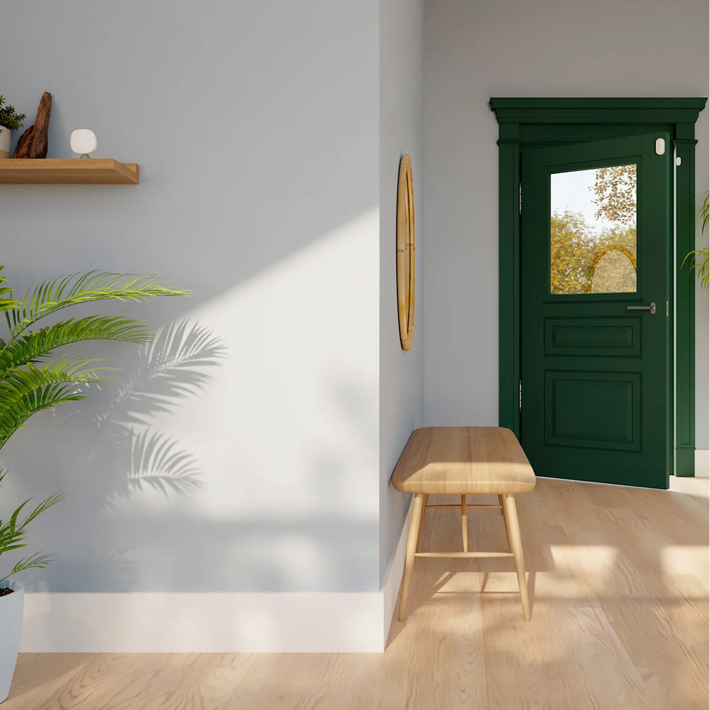 ecobee sensors in an entry hall.