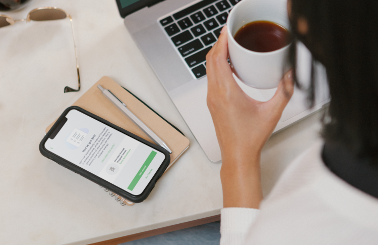 Ontario-based customer looking at Community Energy Savings screen on the ecobee app. 