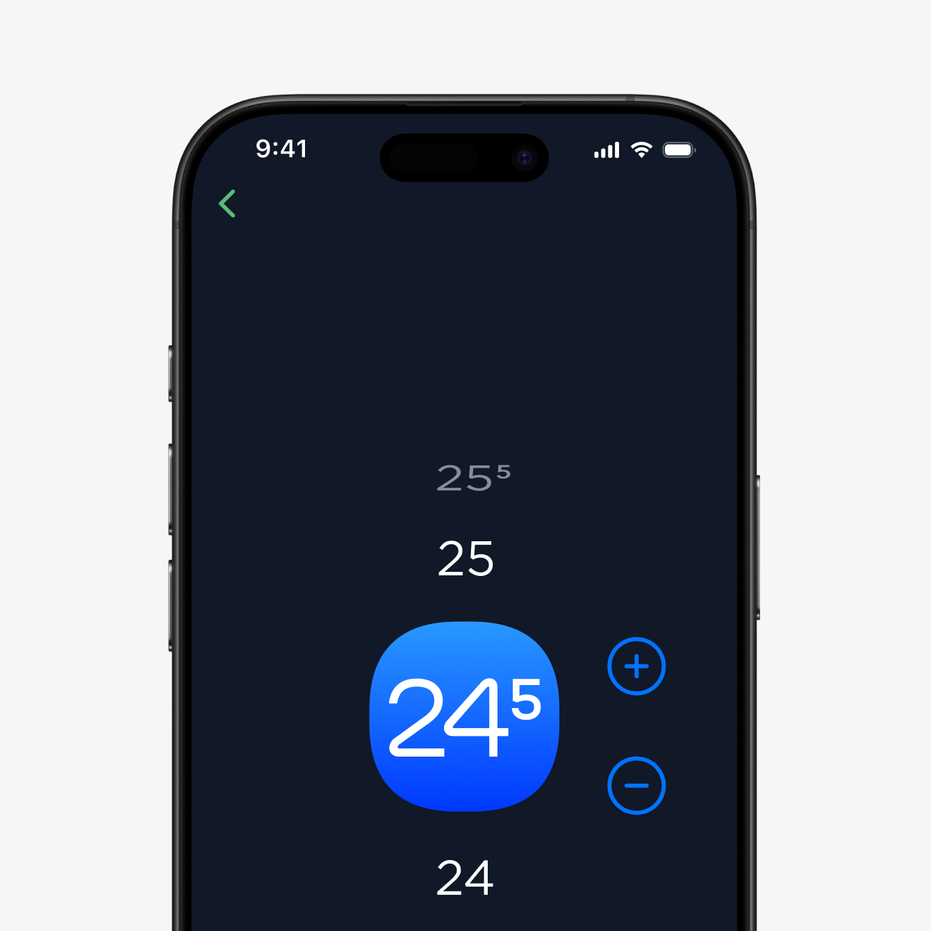 A phone screen shows the temperature controls in the ecobee app